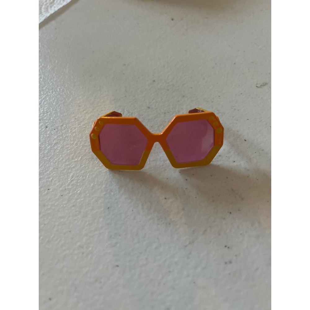 LOL Surprise Doll Orange Hexagon Sunglasses Pink Lens Accessory